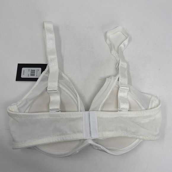 FREDRICKS OF HOLLYWOOD Bra Womens 34 DD White Underwire NEW Padded Mesh Trim - Picture 5 of 9